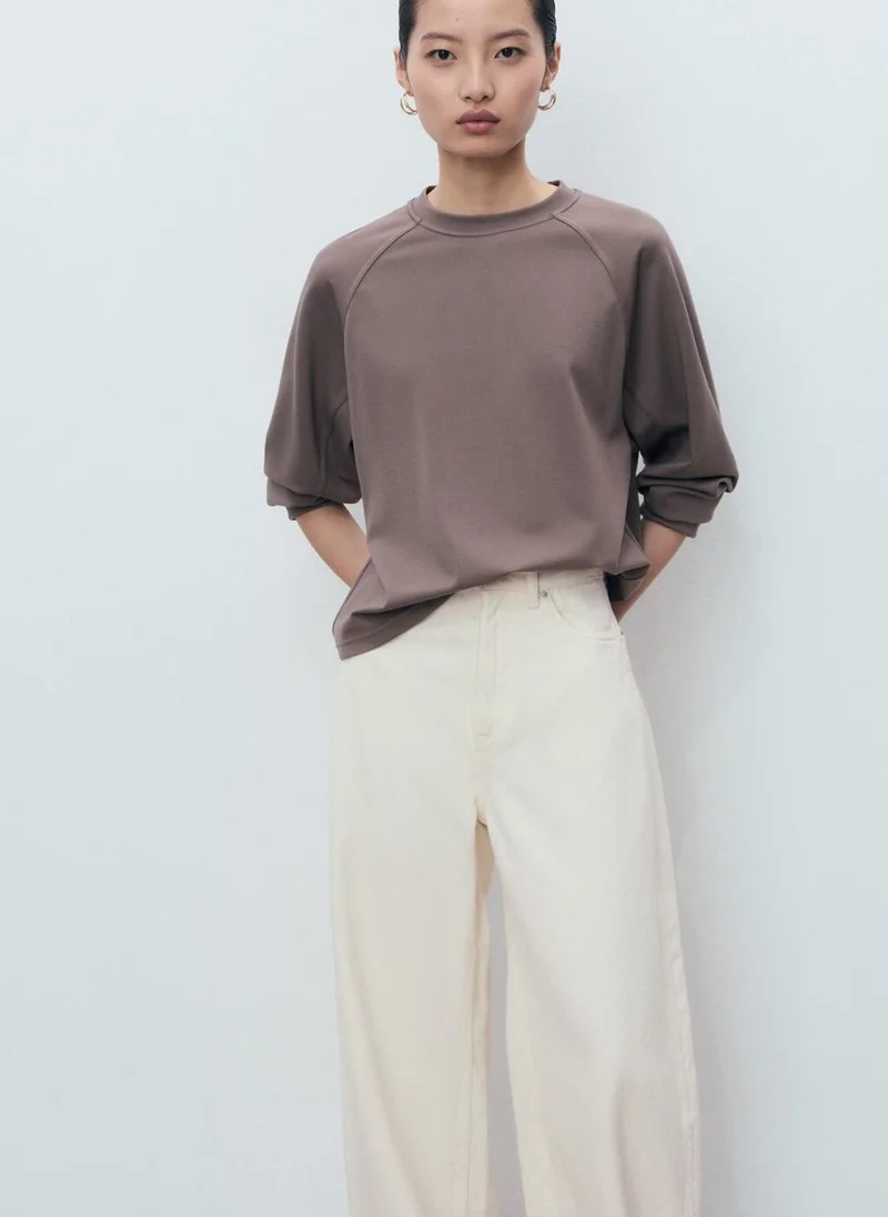 Crewneck Sweatshirt Earthy Taupe