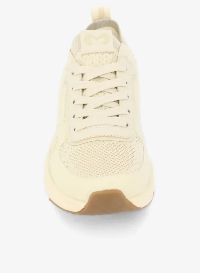 Beige Men's Textile Running Shoes with Cushioned Sole – image 2