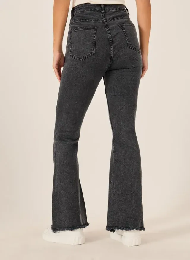 High Rise Distressed Bootcut Pants – image 4