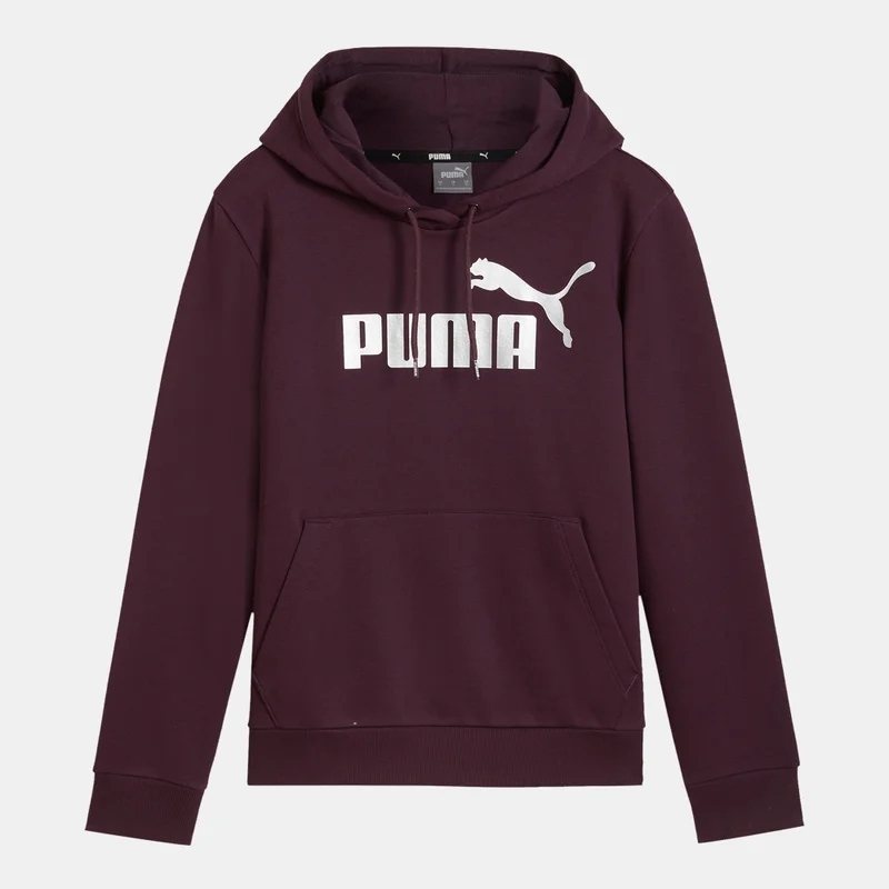 Women's Essentials+ Metallic Hoodie Red