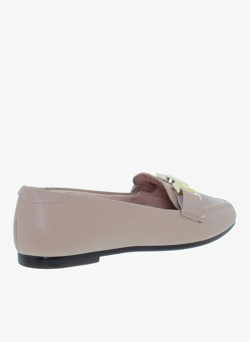 Beira Rio Women's Comfort Flat Moccasins Beige