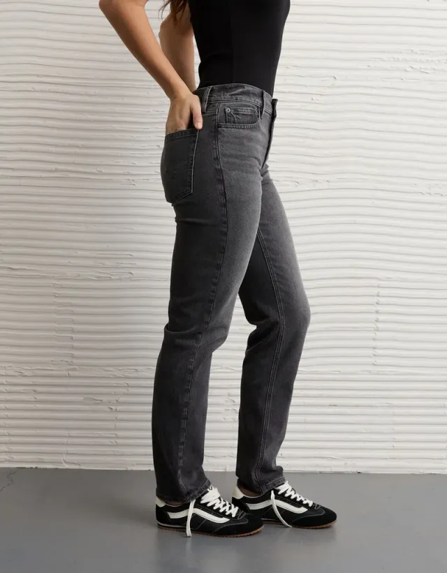 AE Super High-Waisted Straight Jean