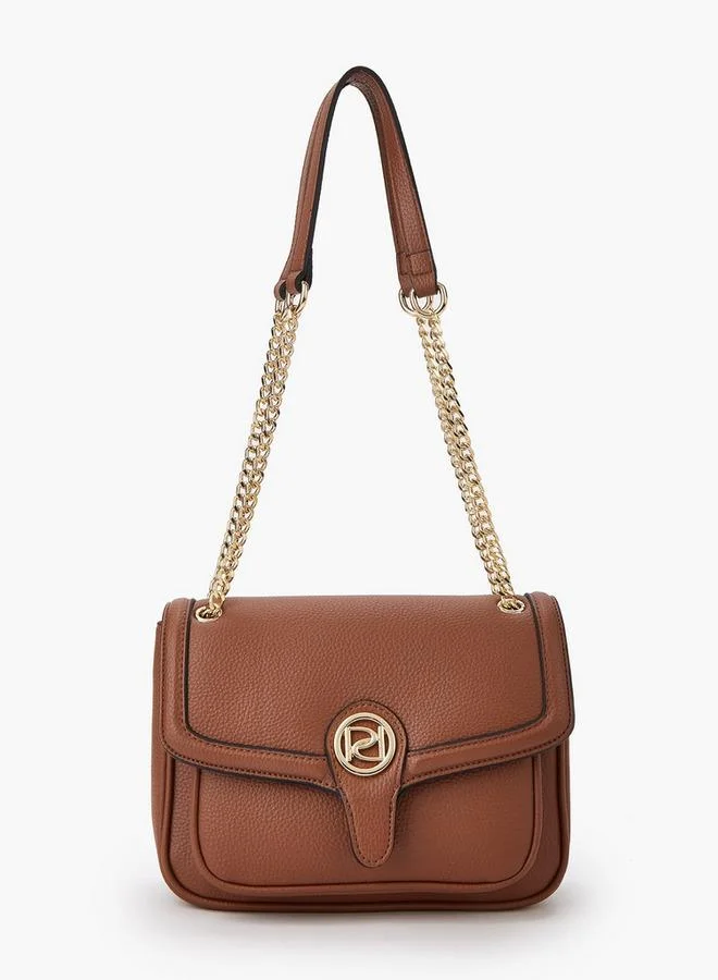 Animal Print Chain Crossbody Bag