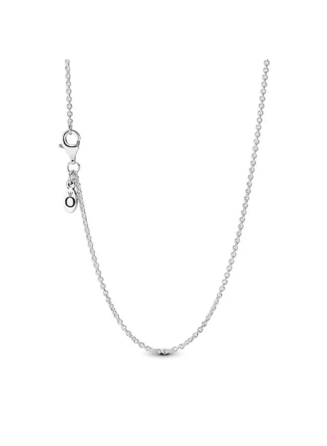 Elegant Sterling Silver Necklace - Silver