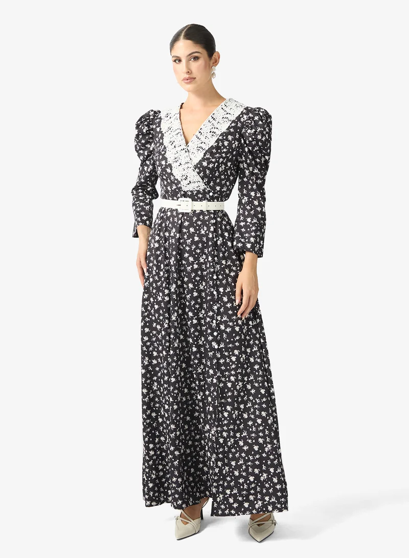 Floral Ditsy Print Dress