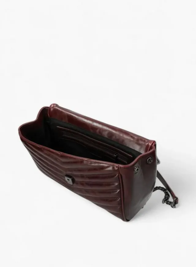 Textured Chain Shoulder Bag – image 5