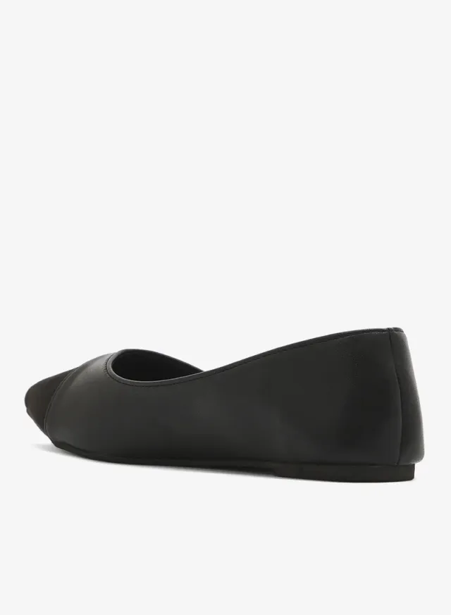 Two-Tone Suede Ballet Flats – image 2