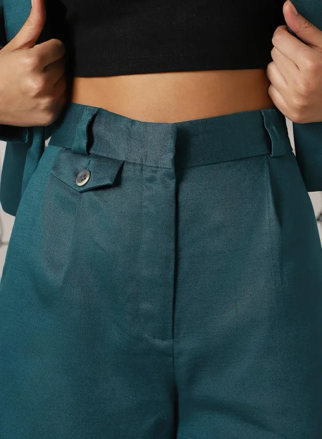 Women's Trousers Deep Teal – image 5