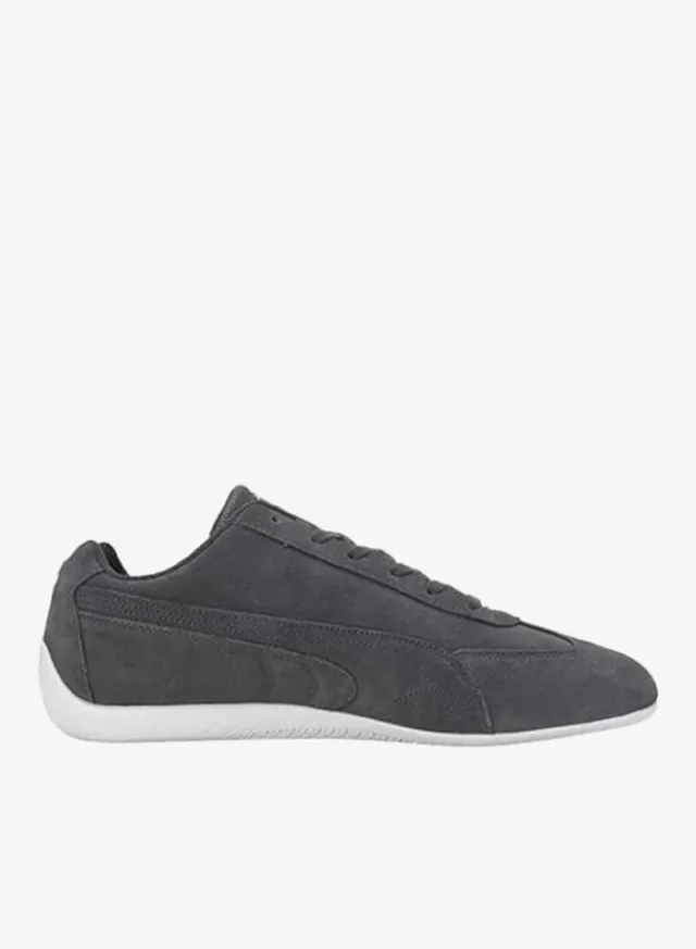 Ferrari Speedcat Unisex Lace-Up Leather/Synthetic Sneakers - Black/White – image 3