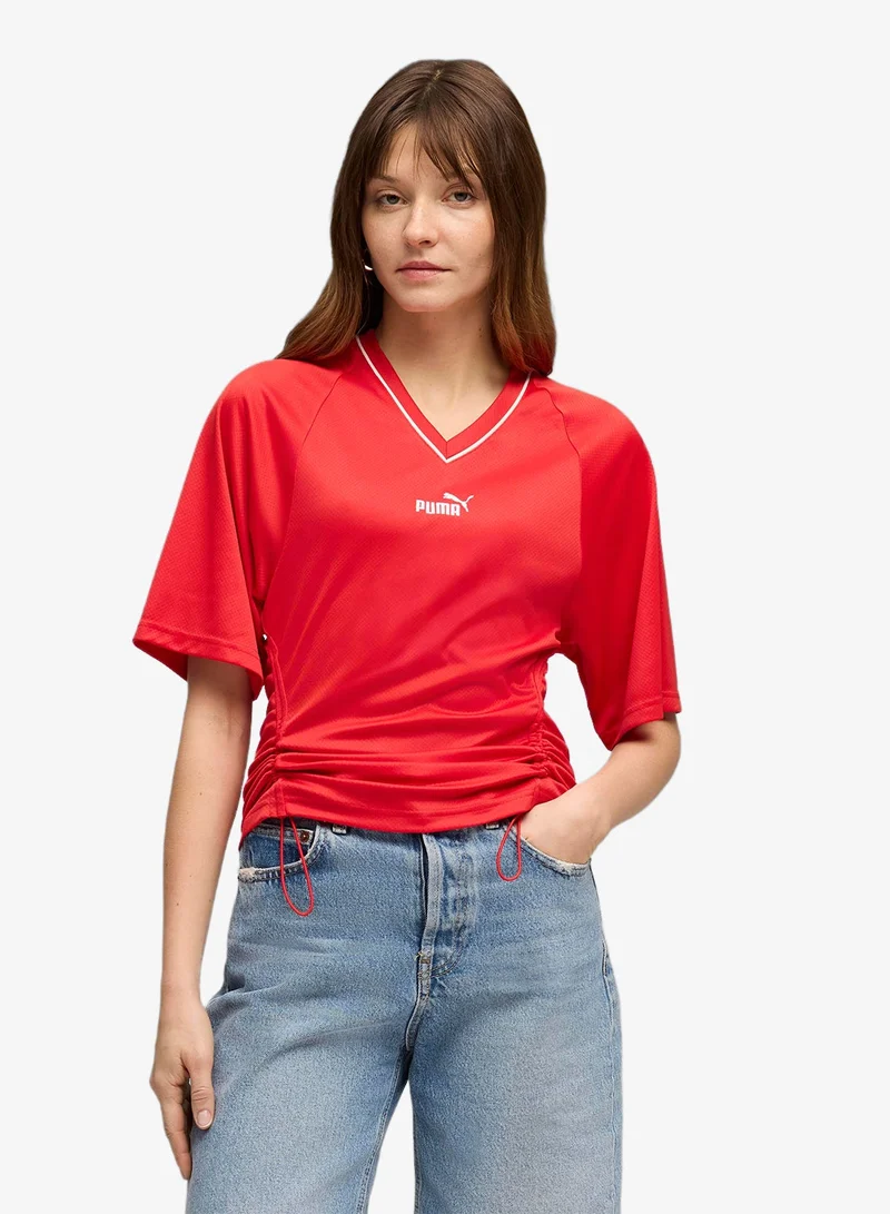 Future Archive Fitted Waist Jersey Red