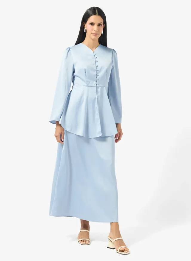 Longline Peplum Skirt Set – image 5