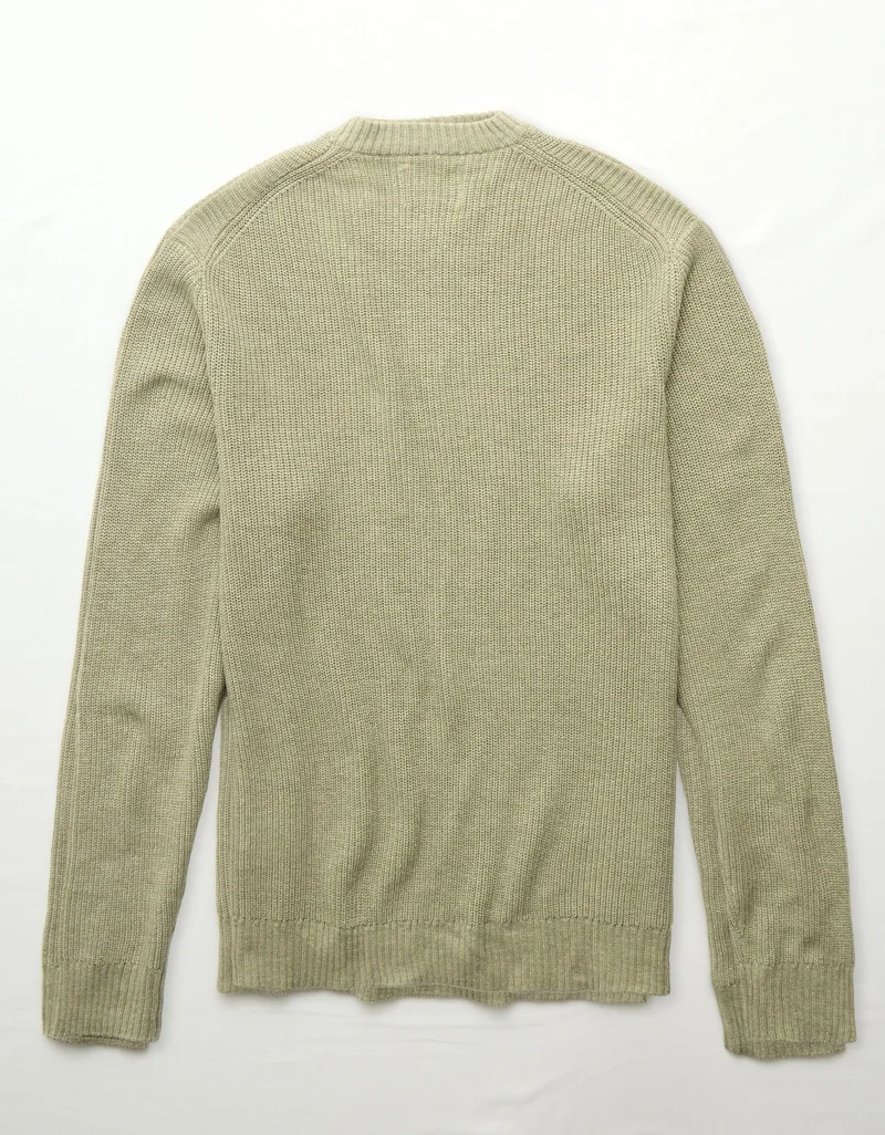 AE Waffle Crew Neck Sweater