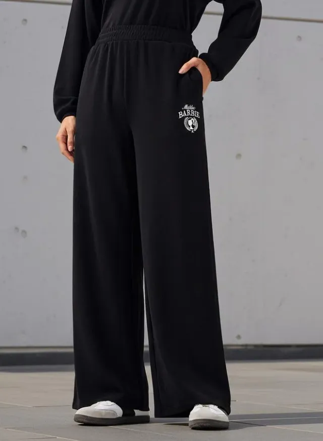 Comfort Waist Track Pants Black