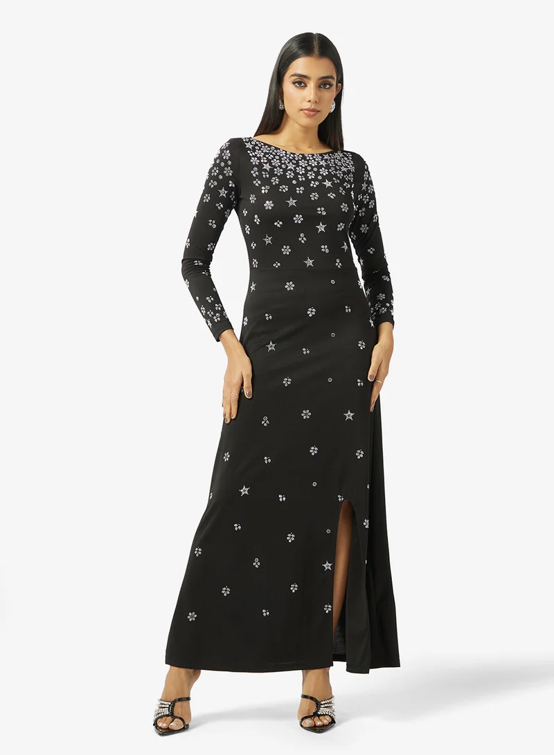 Elegant Embellished Party Dress