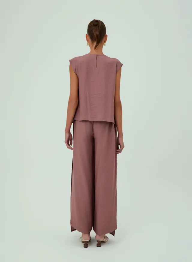 Brown Asymmetric High-Rise Jumpsuit for Women – image 3