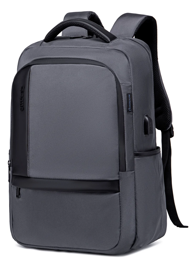 Water Resistant Laptop Travel Backpack with USB Port Black