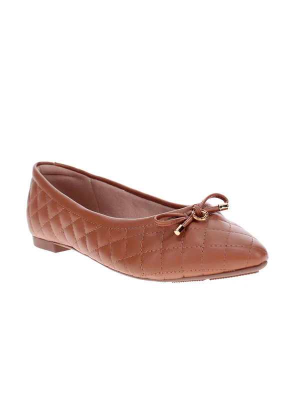 Women's Lightweight Slip-On Ballerina Flats Brown