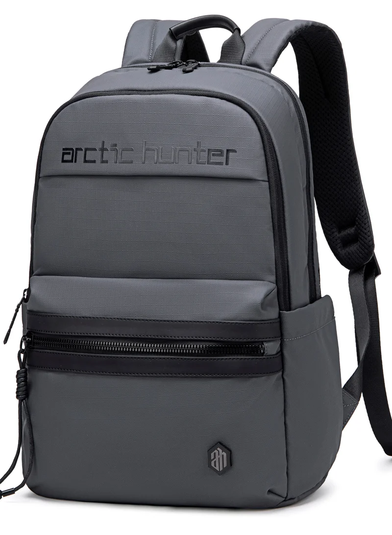 Water-Resistant Laptop Backpack Daypack, Grey