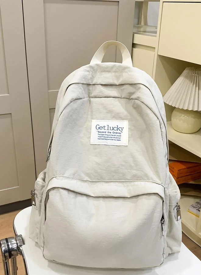 Take Two Solid Zip Closure Backpack
