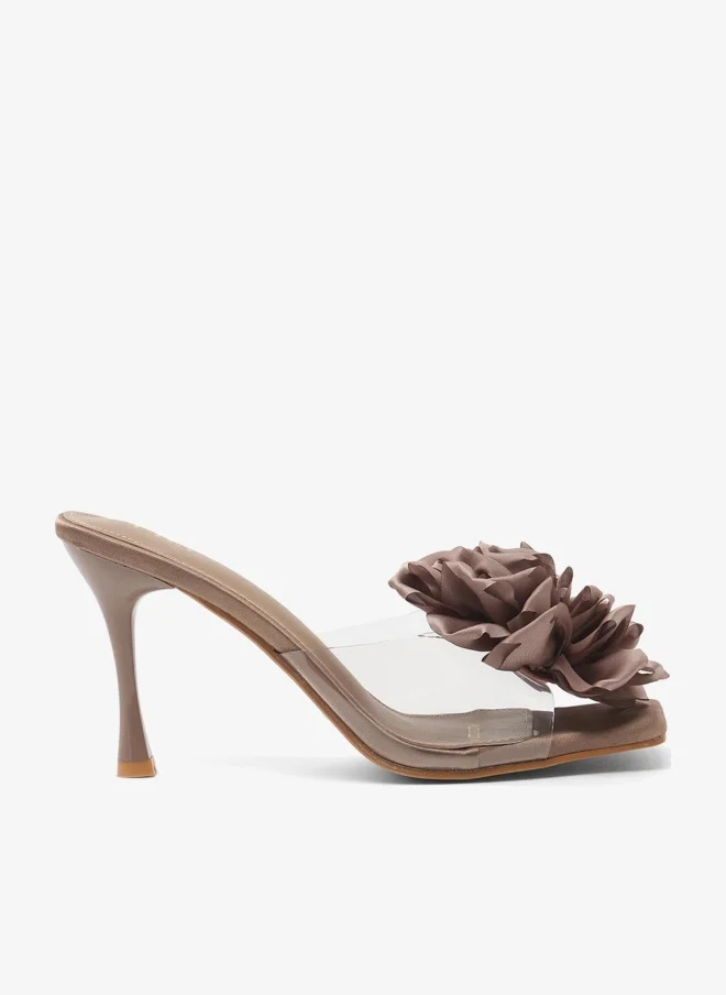 Heeled Sandals Taupe
