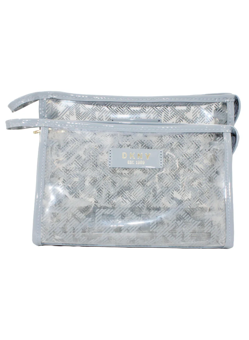 DKNY Lucid Dream Small T Stand Cosmetic Bag Light Gray