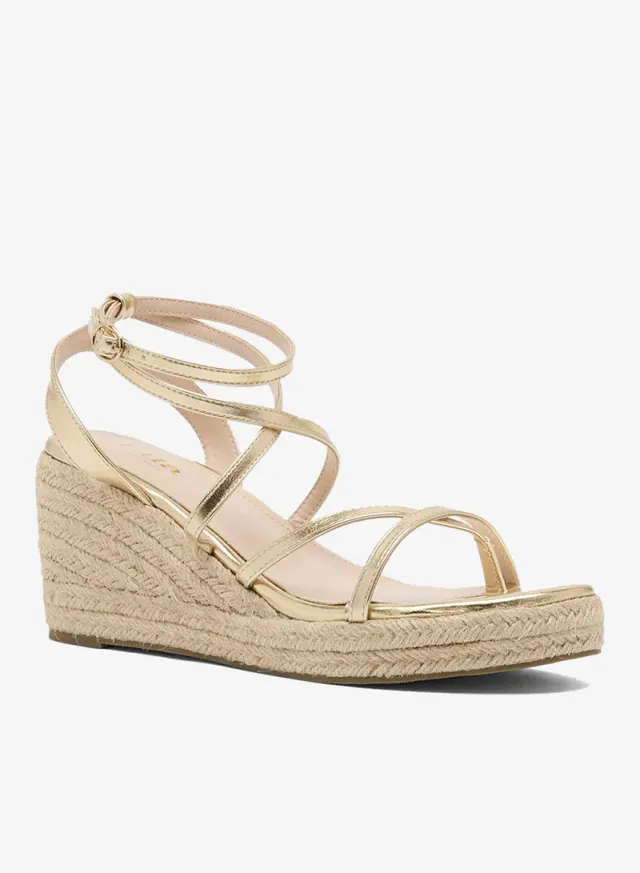 Multi-Strap Mid Wedge Sandal – image 3