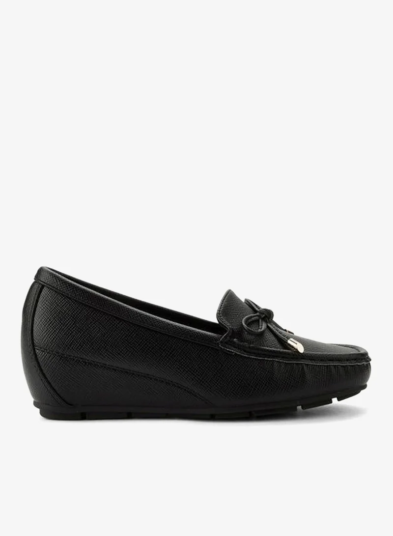 Bow Loafers Black