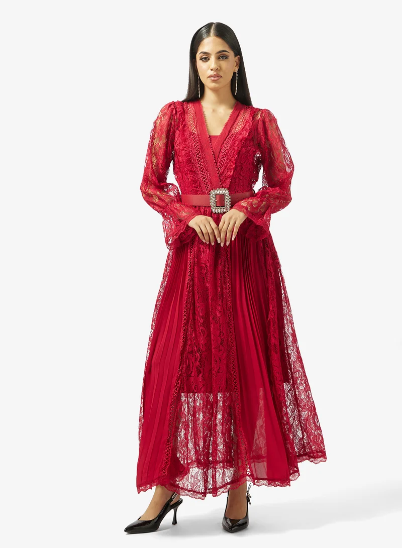 Lace A-Line Dress