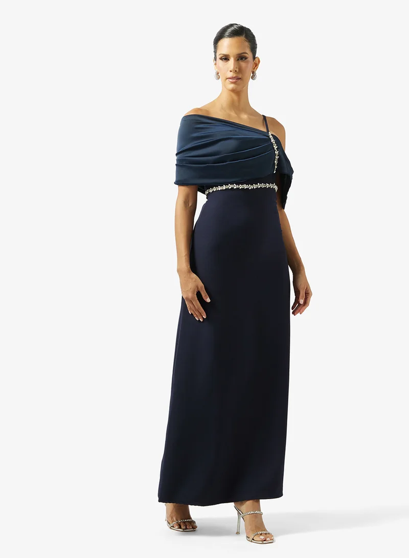 Embellished Off-Shoulder Dress