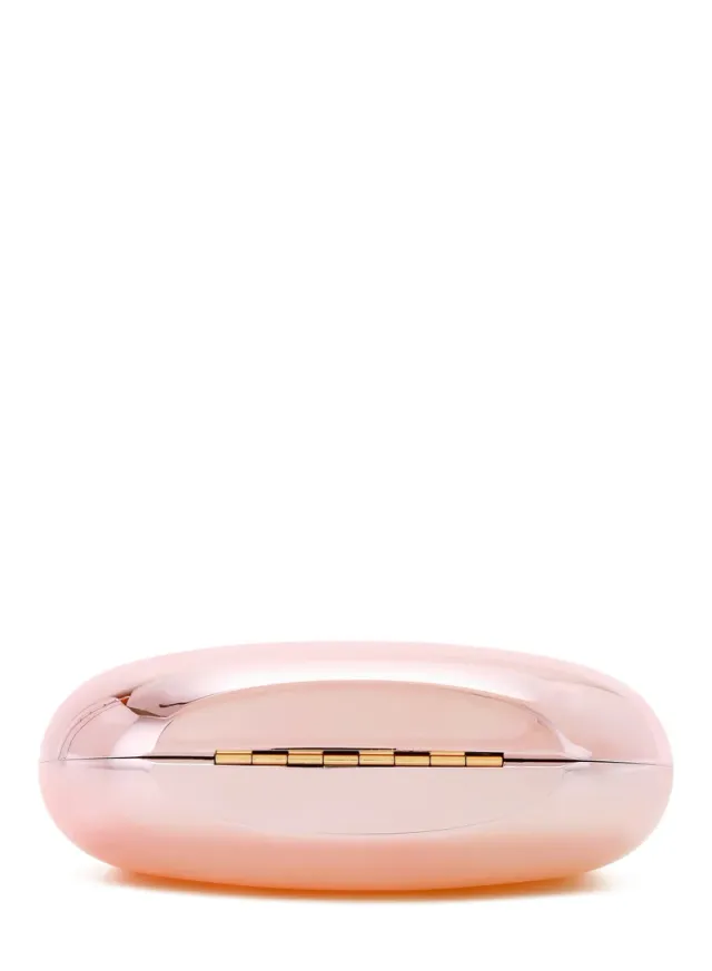 Mini Metallic Acrylic Clutch Silver – image 4