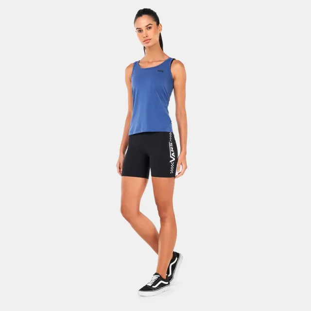 Women's V-Neck Tank Top Blue – image 3