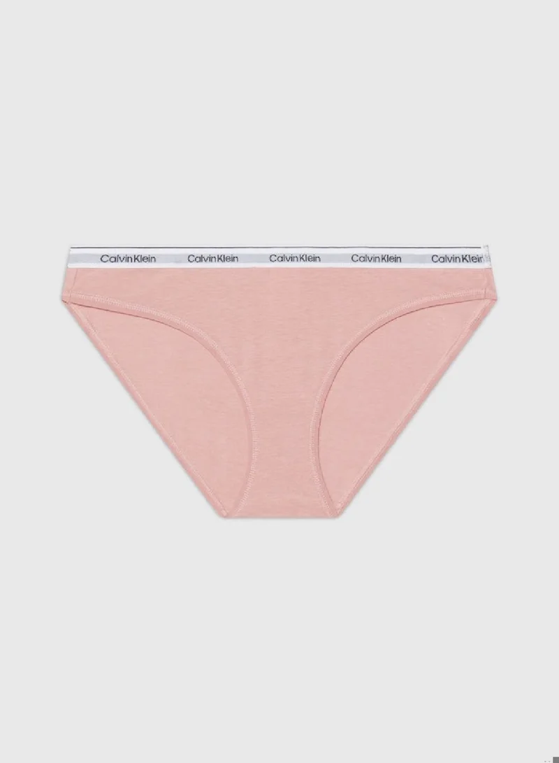 Modern Logo Bikini Pale Rose