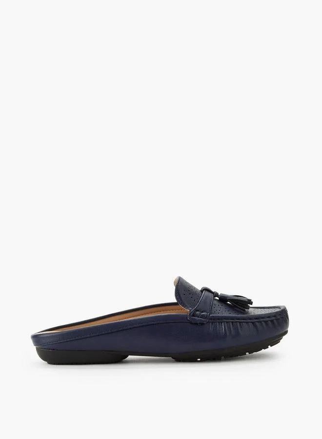 Women's Slip On Mules Blue