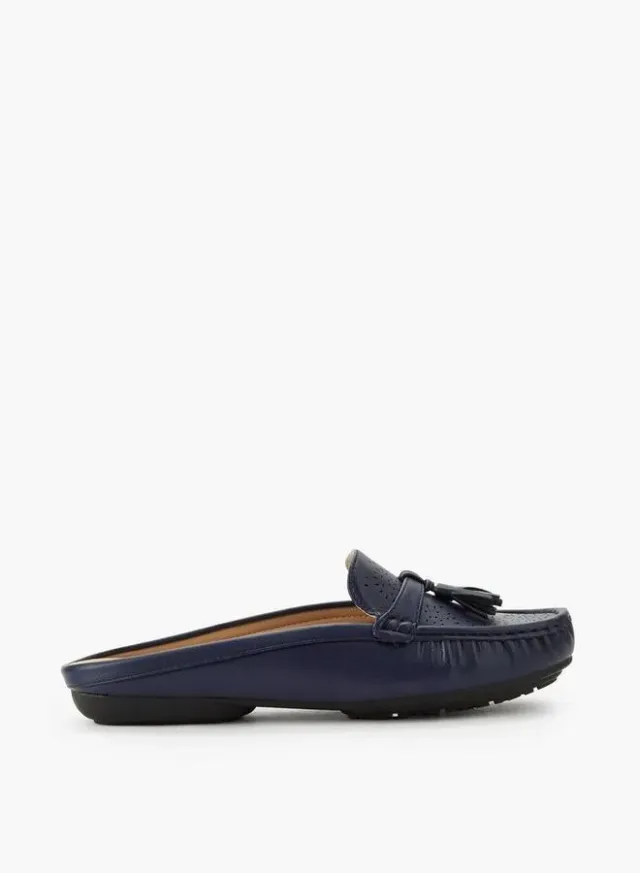 Women's Slip On Mules Blue