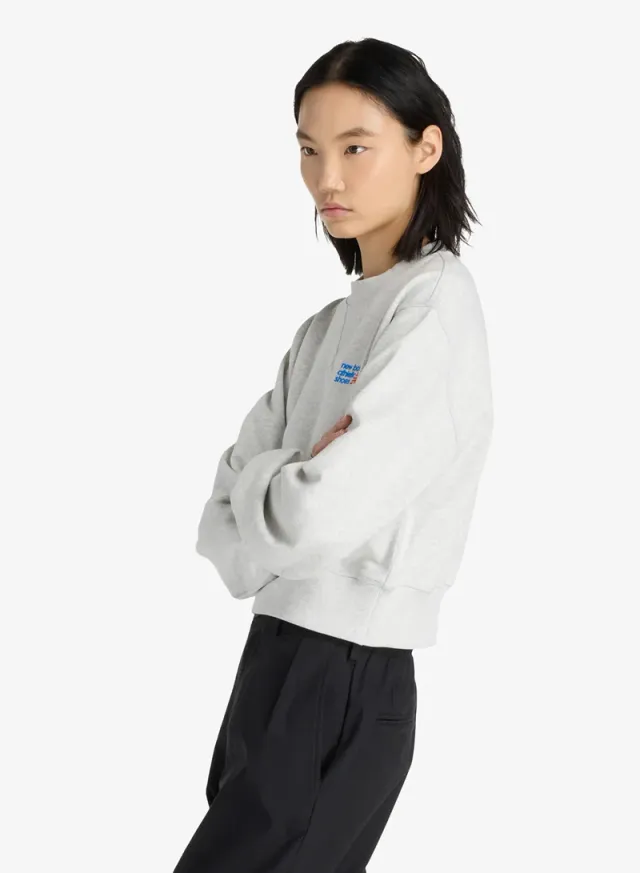 Athletics Premium Logo Relaxed Sweatshirt - Black – image 3