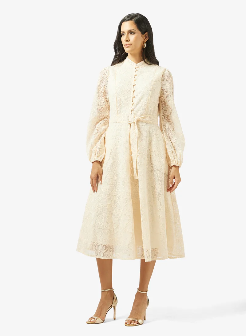 Lace A-Line Dress