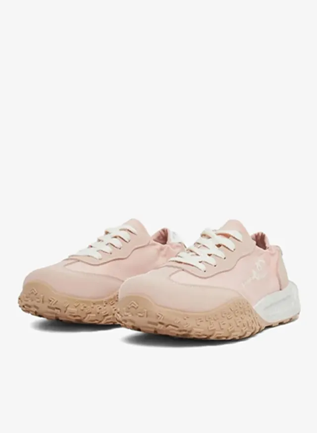 Take Two Women Printed Panel Stretch-Lace Sneakers – image 3