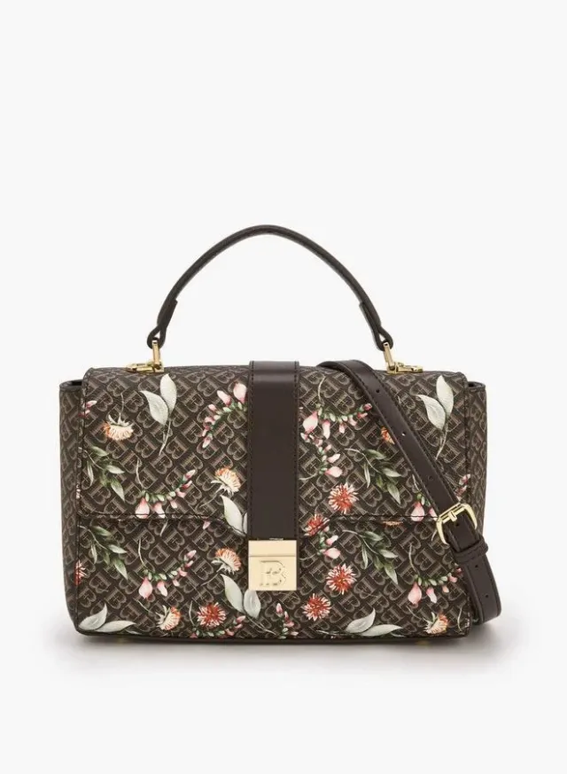 Flora Bella Monogram Satchel Bag