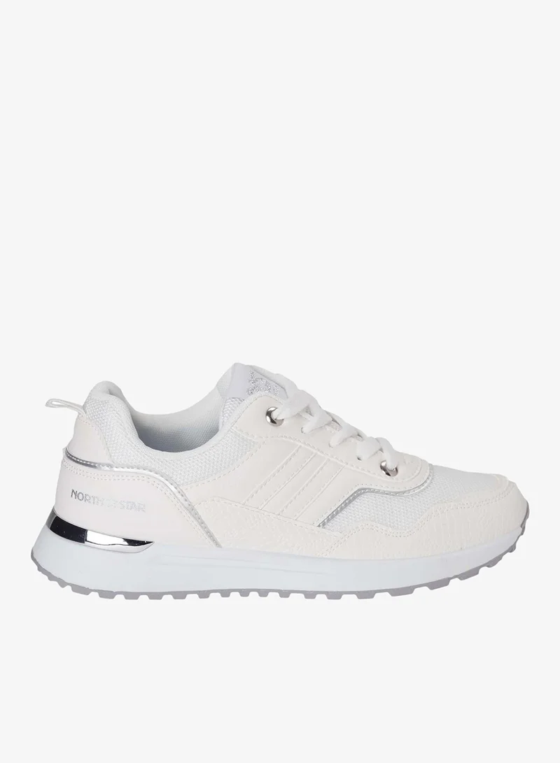 Active Lace-Up Sneakers White