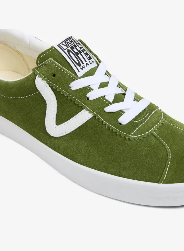 Vans Unisex Low-Top Suede Lifestyle Shoes - Green – image 4