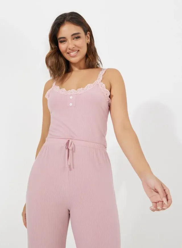 Lace Cami Pyjama Set – image 2