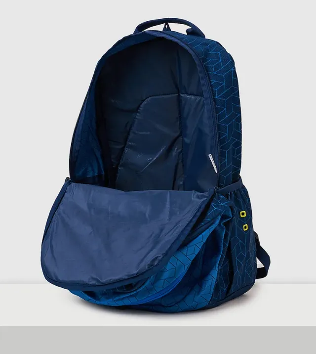 Navy Unisex 3-Compartment Backpack with Quick-Access Front Pocket – image 6