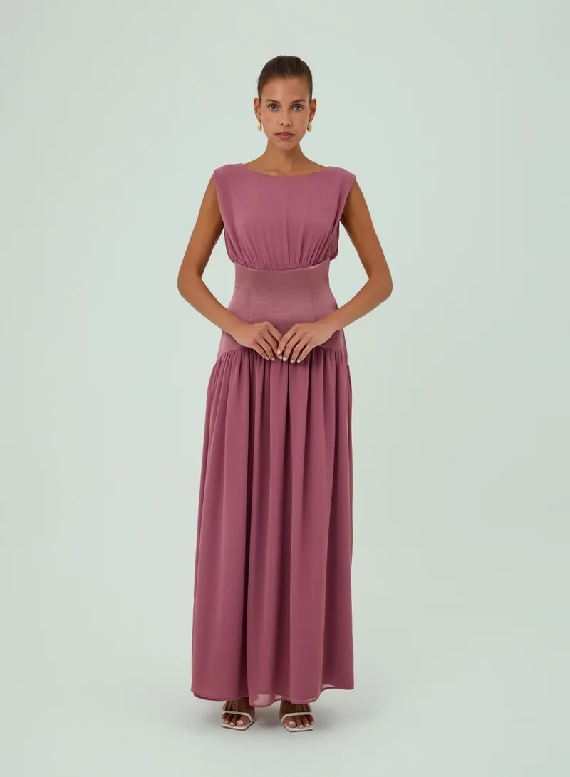 Wardah Dress Dusty Rose