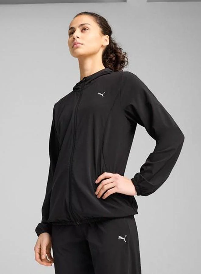 Velocity Running Woven Hoodie Black