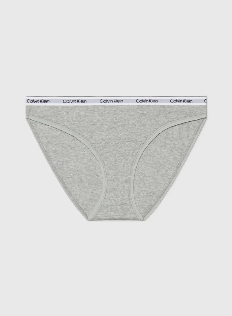 Modern Logo Bikini Light Gray