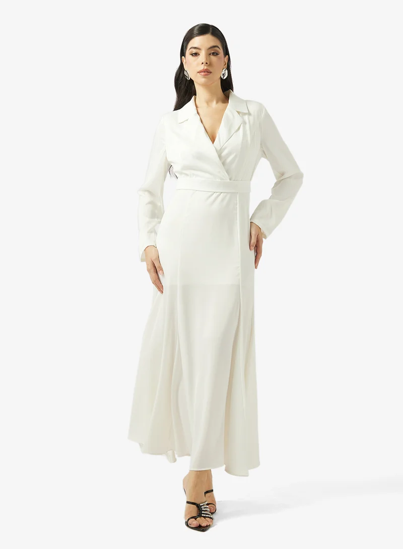 Blazer Wrap Dress