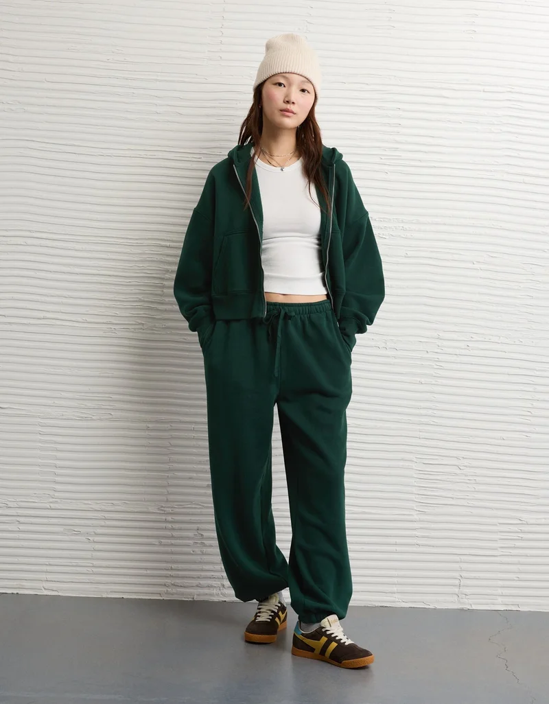 AE Everyday Luxe Jogger Forest Green