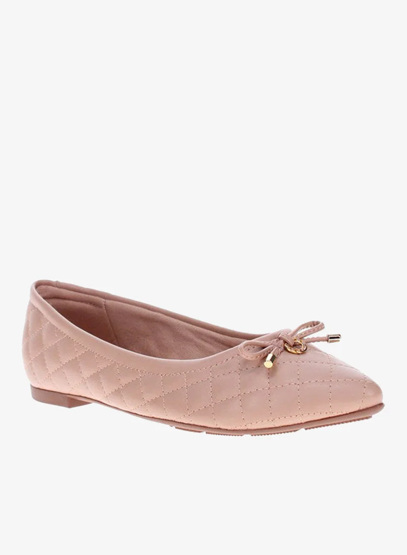 Women's Lightweight Slip-On Ballerina Flats Beige