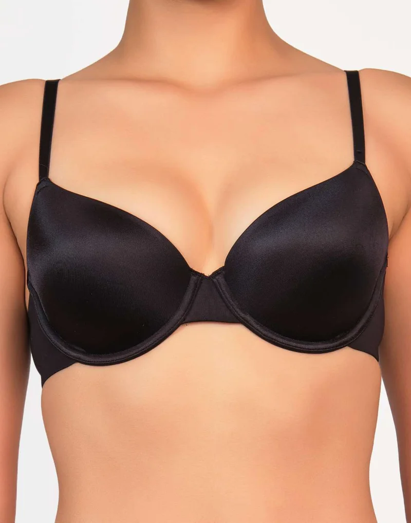 Isla & Evie Lightly Lined Demi Bra Black