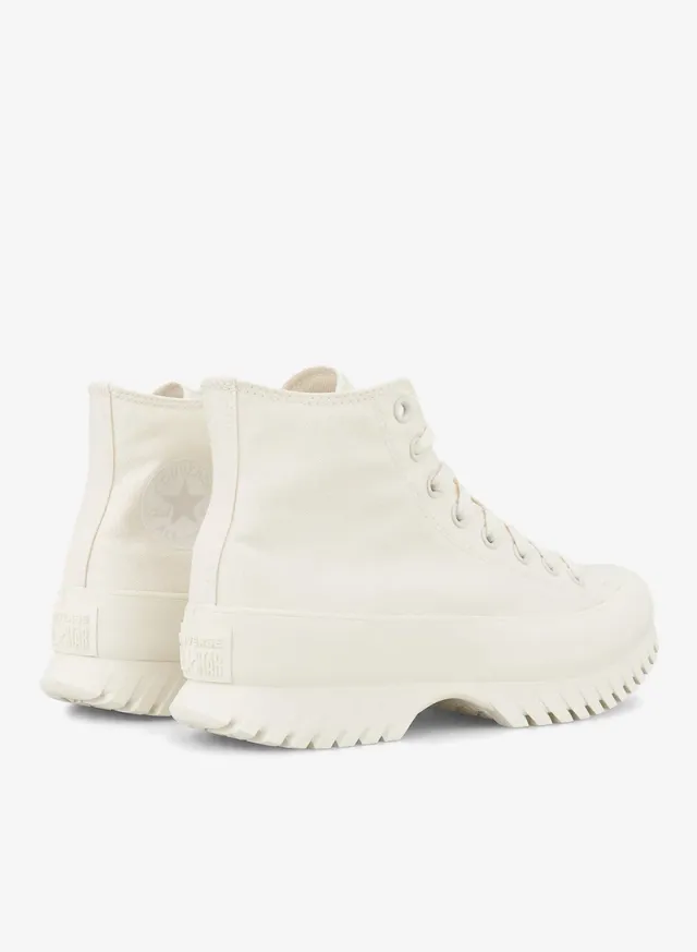Ivory High-Top Canvas Platform Sneakers with OrthoLite Insole – image 3